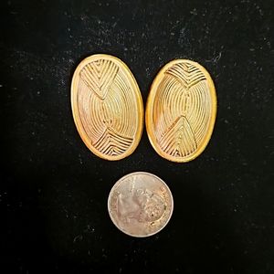80s Gold Clasp earrings